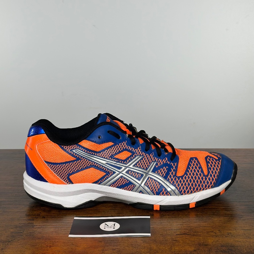 Asics Gel-Solution Speed 2 GS Blue Flash Orange C431Y Youth US 6.5